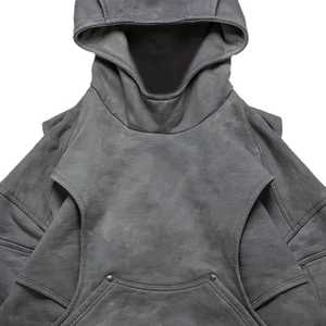 Sudaderas con Capucha Extra Grandes para Hombre, Estilo Vintage, Lavado Ácido, Felpa Francesa, de Alta Calidad, al por Mayor - Product Image 3