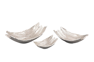 Plateau rectangulaire personnalisé en forme d'agate décorative de style classique en métal coulé pour le service de salades et de fruits - Product Image 5