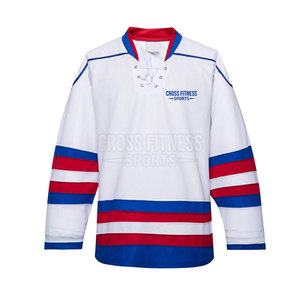 El último diseño Juvenil Desgaste Jersey de hockey sobre hielo Color sólido Jersey de hockey sobre hielo Venta al por mayor Mejor precio Jersey - Product Image 1
