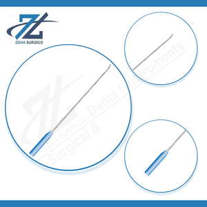 Cureta Ósea Azul con Mango Acetal Suregrip, 410 mm de Largo, Recta, 3 mm, Acero Inoxidable, Juego de Instrumentos Quirúrgicos Reutilizables, Certificado CE - Product Image 4