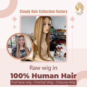 ผมมนุษย์มัดเป็นลอนแบบ100% ยังไม่ผ่านกระบวนการผมมนุษย์ชาวเวียดนาม - Product Image 5