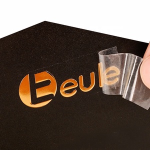 Impresión de pegatinas de transferencia UV logotipo personalizado pegatinas de metal transferencia bronceado plata caliente transparente hoja de pegatinas de transferencia - Product Image 4