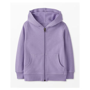 Fabricant de vêtements de rue personnalisés pour hommes Sweats à capuche en éponge française surdimensionnés vierges avec fermeture éclair pour hommes Basics Cotton Blended Hoodie - Product Image 1