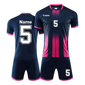 Uniforme de Fútbol Personalizado Profesional, Conjunto de Camiseta de Fútbol Personalizada para Hombre y Mujer, Manga Corta, Logotipo del Club, Nombre y Número Impresos - Product Image 1