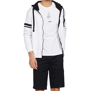 Nouveau Style grande taille hommes sweats à capuche 100% coton thermique Streetwear avec manches complètes et broderie taille adulte - Product Image 5