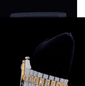 41MM de lujo hecho a mano VVS Moissanite Diamante tachonado Bling Iced Out reloj Hip Hop relojes de pulsera para hombres mujeres regalos - Product Image 5