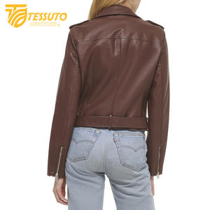 Veste de course pour femme d'hiver en cuir de vache véritable respirante Veste en cuir pour femme - Product Image 6