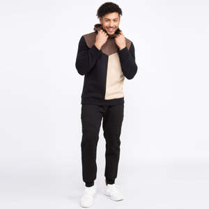 Sweat à capuche tendance pour homme avec logo personnalisé, en polaire, séchage rapide, pour l'automne et l'hiver, décontracté, sportif, confortable, pour tous les jours - Product Image 3