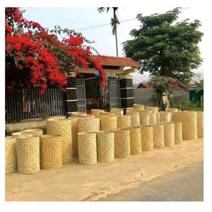 Rollo de Caña de Bambú Natural Tejido a Mano, Material Ligero, Resistente y Elegante para Muebles y Paneles de Pared - Product Image 4