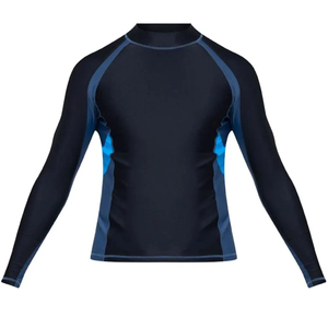 Camiseta Deportiva de Compresión Ligera y Transpirable de Tela Elástica para Gimnasio y Entrenamiento, con Logotipo Personalizado para Hombre - Product Image 2