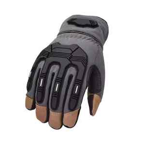 Gants de mécanicien en cuir robustes gants de travail lavables protecteur huile gaz usine main de sécurité gants de mécanicien en cuir unisexe - Product Image 1