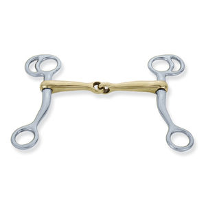 Mèche lourde en acier inoxydable anneau de cheval bouche articulée anneau lâche mèche pour fournitures - Product Image 1