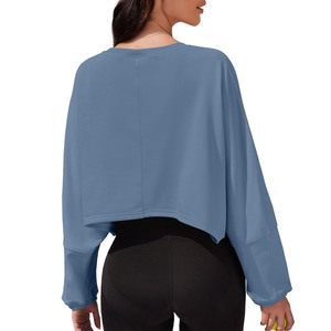 Sudaderas con capucha recortadas de mujer personalizadas Conjunto de sudaderas con capucha para niñas hecho en Pakistán - Product Image 6