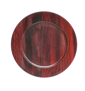 Plaque de chargeur de haute qualité en bois de manguier lavable en toute sécurité accessoire de mariage fait à la main vente chaude - Product Image 3