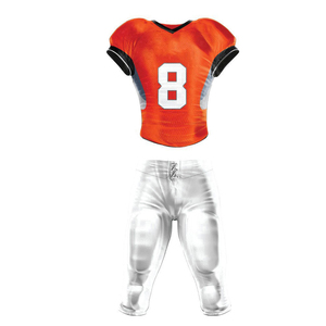 Ensemble d'uniformes de football américain Vêtements d'équipe personnalisés pour jeunes et adultes Tissu en maille de polyester Sublimation OEM ODM - Product Image 6