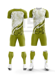 Uniforme de Fútbol Atlético Personalizado, Camiseta de Fútbol Transpirable con Estampado por Transferencia de Calor, Pantalones Cortos con Cordón Ajustable, Ligeros, 100% Poliéster - Product Image 2