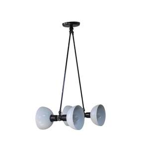 Lustre moderne et minimaliste à 4 lumières, design contemporain, blanc chaud, en laiton brut 3000K/halogène certifié CE/base LED E12 pour - Product Image 6