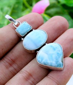 จี้อัญมณีรูปลูกแพร์สไตล์วินเทจจี้เงินแท้925หรูหราพร้อมชุบทองสำหรับเป็นของขวัญประจำวัน - Product Image 1