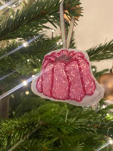 Flower Beaded Embroidery <b>Keychain</b>: Handmade Hibiscus Bag Charm Bag Charm Accessories Seed Beads <b>Car</b> Keyring - Product Image 4