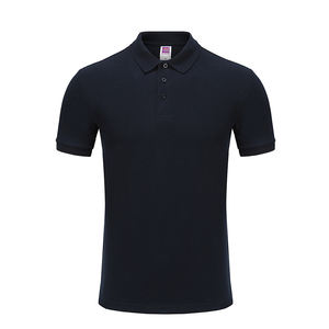 Polo pour homme et femme 100% coton, polo à manches courtes en tricot à col roulé pour homme, chemise unie - Product Image 4
