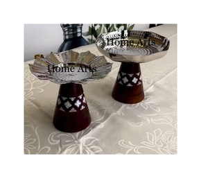 Stainless Steel Chocolates <b>Bowl</b> With Wooden Tray For Hotel And Restaurant Use Chocolates Dates <b>Serving</b> <b>Bowl</b> - Product Image 4