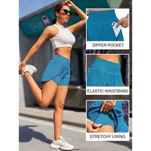 Short ample élastique pour filles, vente en gros, pantalon décontracté, Sport, Yoga, course à pied - Product Image 4