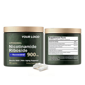 Nad Supplement Met Nad Nicotinamide Riboside Resveratrol 900 <span class=keywords><strong>Mg</strong></span> Stimuleert Cellulaire Gezondheid En Anti-Aging Energie Voor Volwassenen - Product Image 1