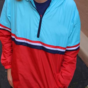 Chaqueta Cortavientos de Invierno Reversible de Nailon con Bloques de Color Personalizados, Impermeable, para Correr, con Capucha, para Hombre, Informal, con Bordado y Cremallera - Product Image 3