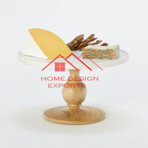 Base Decorativa para Tartas con Tapa de Mármol, Exhibidor de Postres, Frutas y Tartas, Disponible con Logotipo Personalizado - Product Image 6