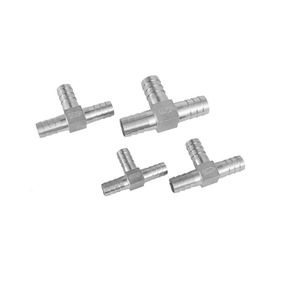 Raccord en T en acier inoxydable 304/316 personnalisé - Raccord en T pagoda à 3 voies pour tuyaux d'eau, raccord en T réducteur en acier inoxydable BSP - Product Image 4