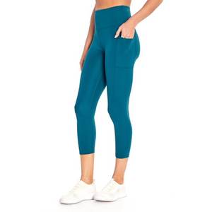 Leggings de sport pour femmes, grande élasticité, 3/4, séchage rapide, sexy, capri, vêtements de sport, compression solide, antibactérien, UV - Product Image 5