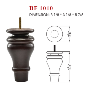 Premium Quality Round Turned Solid <b>Wood</b> <b>Sofa</b> <b>Legs</b> Heavy Duty Furniture <b>Legs</b> for <b>Sofa</b> Chair Bed Cabinet Living Room Apartment Use - Product Image 6