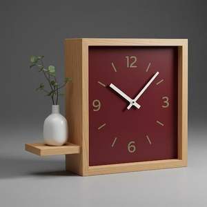 TOOL CUSTOMIZED WOODEN WALL CLOCK FOR ELEGANT HOME DECOR MODERN Bamboo Body with Natural Rosh for Wedding Occasions - Product Image 1