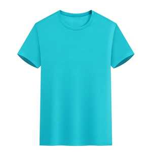 100% coton lourd t-shirt été couleur unie 230 g hommes blanc décontracté tout match col rond automne épaule à manches courtes - Product Image 2