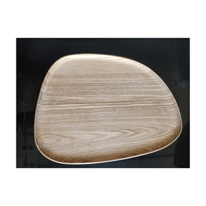 Plateau en bois pour le service | Finition en bois naturel | Fabriqué à la main | Écologique | Parfait pour la cuisine, la décoration de la salle à manger - Product Image 6