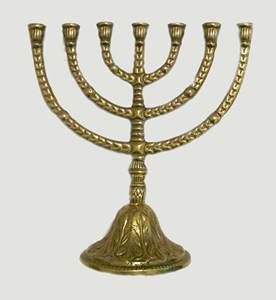 Chandelier Menorah en aluminium doré personnalisable pour la décoration de la maison pour Noël Décoration de la maison - Product Image 3