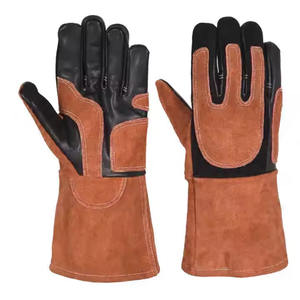 Vache fendue main gants de protection en cuir soudage sécurité Construction soudage fonction Anti-coupure pour gants en cuir - Product Image 2
