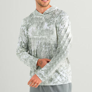 Chemise de pêche à manches longues pour homme, impression par sublimation, UPF 50, anti-UV, polyester, haut de gamme - Product Image 1