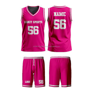 Personaliza tus Propios Uniformes de Baloncesto de Equipo, Conjunto de Camiseta sin Mangas Reversible Unisex, Talla Grande, Logotipo Frontal Impreso, Transpirable - Product Image 2