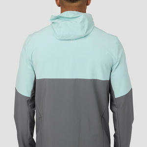 Survêtement de sport pour homme en nylon, coupe ajustée, avec fermeture éclair, couleur contrastée, design 2026, pour l'entraînement, le jogging et les activités de plein air - Product Image 2