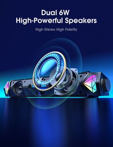 ONIKUMA L1 <strong>Mini</strong> Speaker Wireless Soundbar BT Speaker <strong>Sound</strong> <strong>Bar</strong> for Home Theater TV - Product Image 5