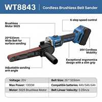 Cordless Brushless Belt Sander
