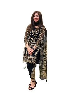 Robe de soirée trapèze mi-longue pour femme 2024 de haute qualité, prête à porter, avec broderie à pampilles, dentelle et sequins, respirante et écologique - Product Image 1