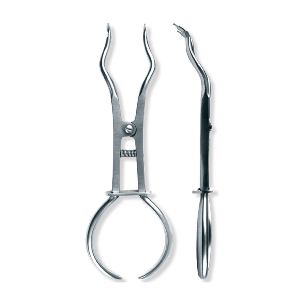 Wholesale Dental Surgical Instruments Manual Power Source Stainless Steel Material Brewer Rubber Dam Basis Forceps Included