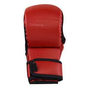 Guantes de Grappling de Medio Dedo al por Mayor, Logotipo Personalizado, Diseño Propio, Guantes de MMA de 7oz, Cuero Vacuno, Impermeables, Guantes de Boxeo MMA - Product Image 2