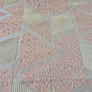 Turkish Ultra Soft Sheen Jacquard Fabric 100% Polyester Fancy Brocade <b>Metallic</b> Girls' Abaya Garment Medium Weight 150 GSM COLOUR - Product Image 1