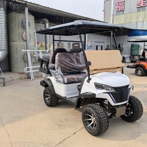 Carro de golf de freno de disco de 4 ruedas levantado con parachoques Batería de 60V Características personalizadas 2025 Nuevo diseño - Product Image 1