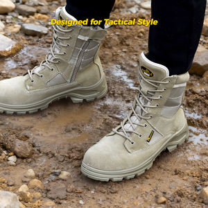 Botas de Trabajo de Seguridad Táctica Safetoe S1 |   Puntera de Acero y Plantilla de Acero |   Suela Antideslizante para Seguridad y Patrullaje - Product Image 3