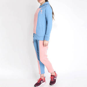 Nouvel arrivage : Ensemble de survêtement décontracté coupe-vent en polaire à capuche pour femme, couleur unie, respirant, idéal pour l'hiver – Vente en gros - Product Image 6