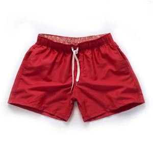 Pantalones cortos de algodón de Color sólido de verano a la moda para hombres, pantalones cortos deportivos finos transpirables personalizados de alta calidad para hombres - Product Image 4